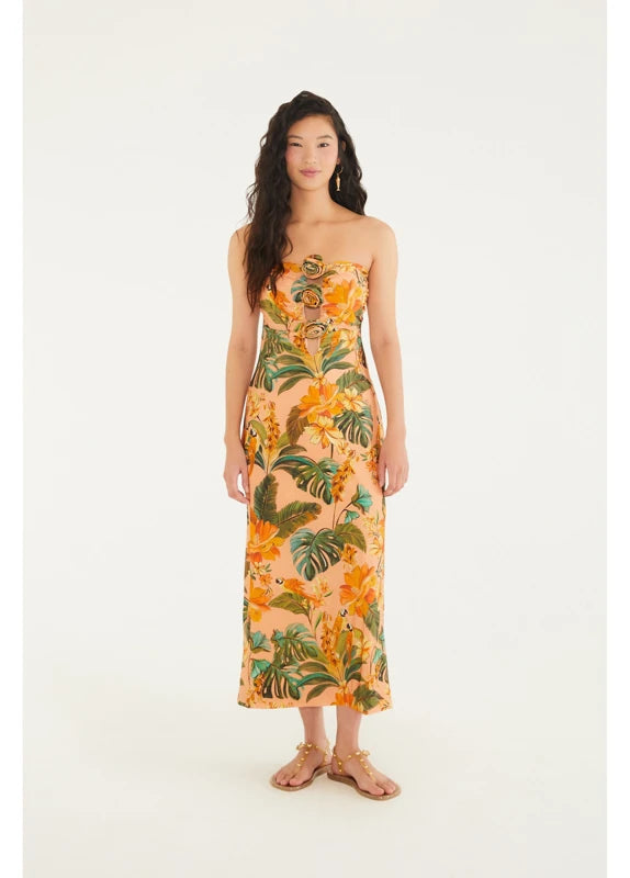 Vestido Flor Canto Dos Pássaros