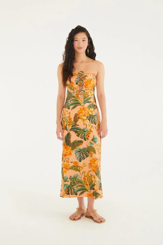 Vestido Flor Canto Dos Pássaros