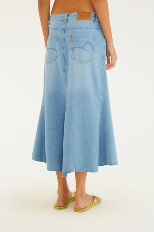 Saia Jeans Cropped