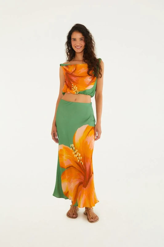 Saia Estampada Thalia