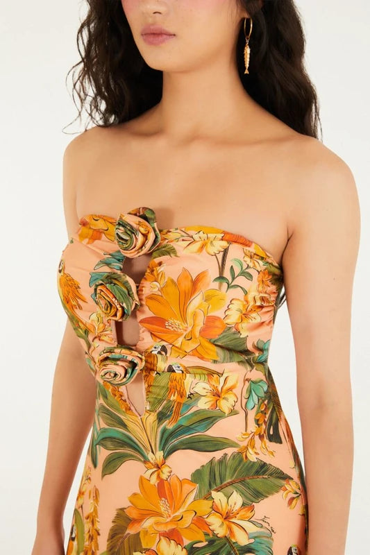Vestido Flor Canto Dos Pássaros