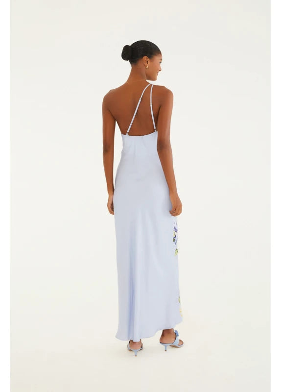 Vestido Cropped Estampado Orquidário
